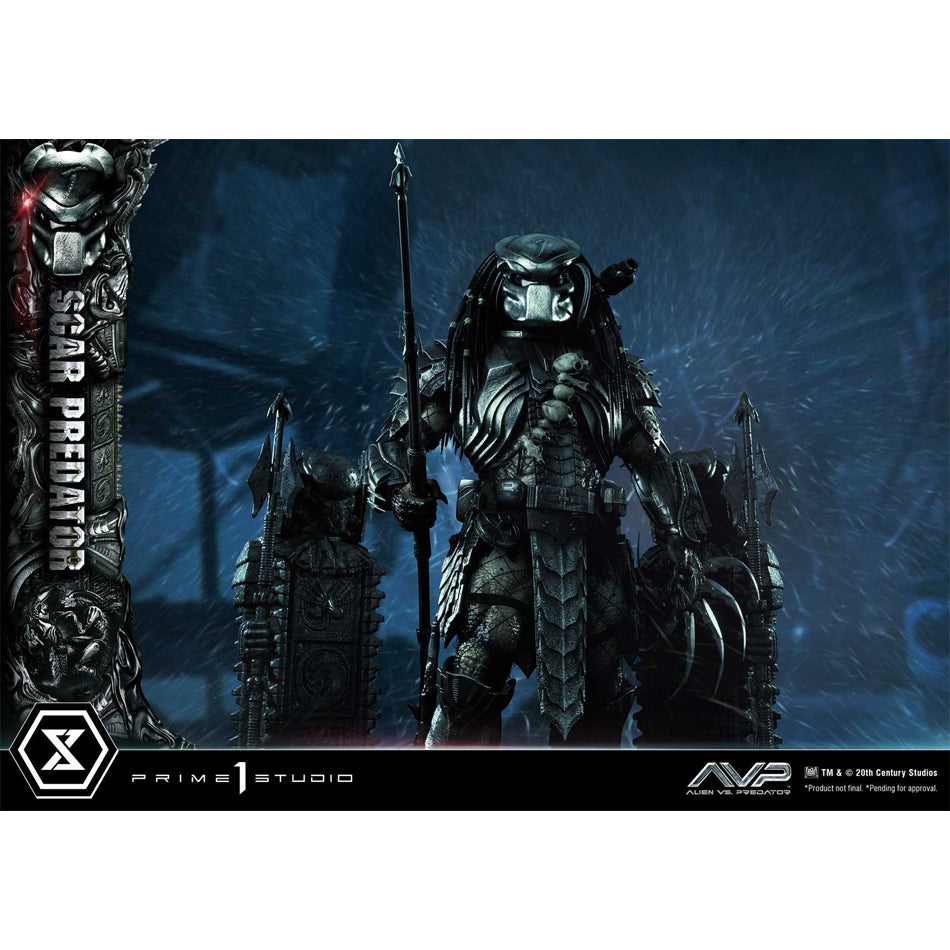 Prime 1 Studio Museum Masterline Alien vs. Predator (Film) Scar Predator DX Bonus Version (MMPR-04DXS)