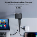 Baseus GaN5 Pro Digital Fast Charger 2C+U 160W CN (Black) with USB-C Cable (CCGP080001)