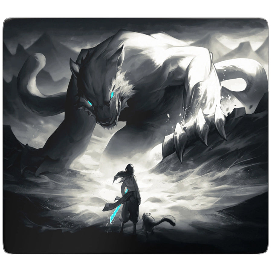 Tekkusai The Beast Glass Mousepad
