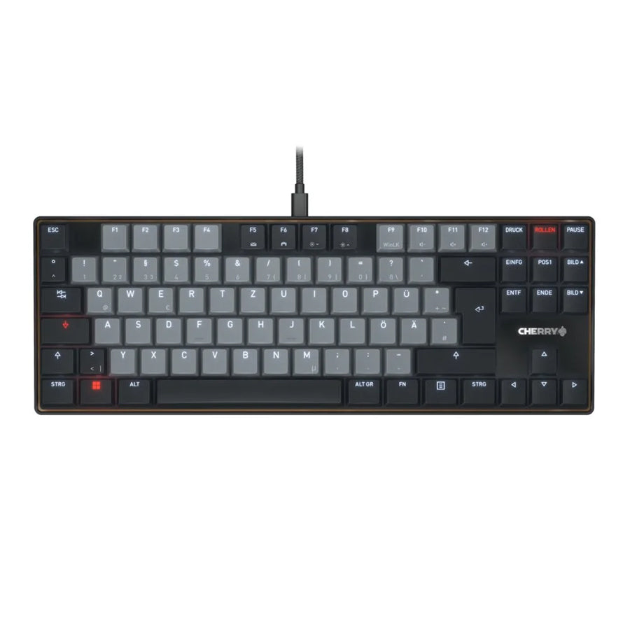 Cherry KC 500 MX LP TKL Low-Profile Mechanical Keyboard (Black) (Cherry MX LP 2.0 Ivory Switch)