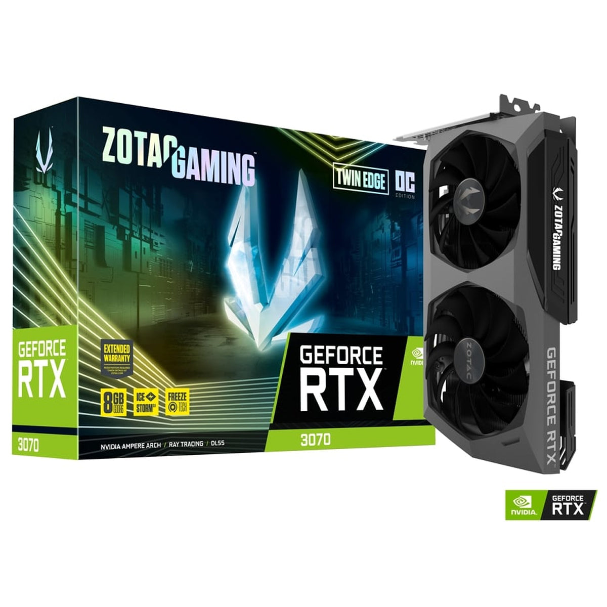 Zotac Gaming GeForce RTX 3070 Twin Edge OC LHR 8GB GDDR6 Graphics Card (ZT-A30700H-10PLHR)