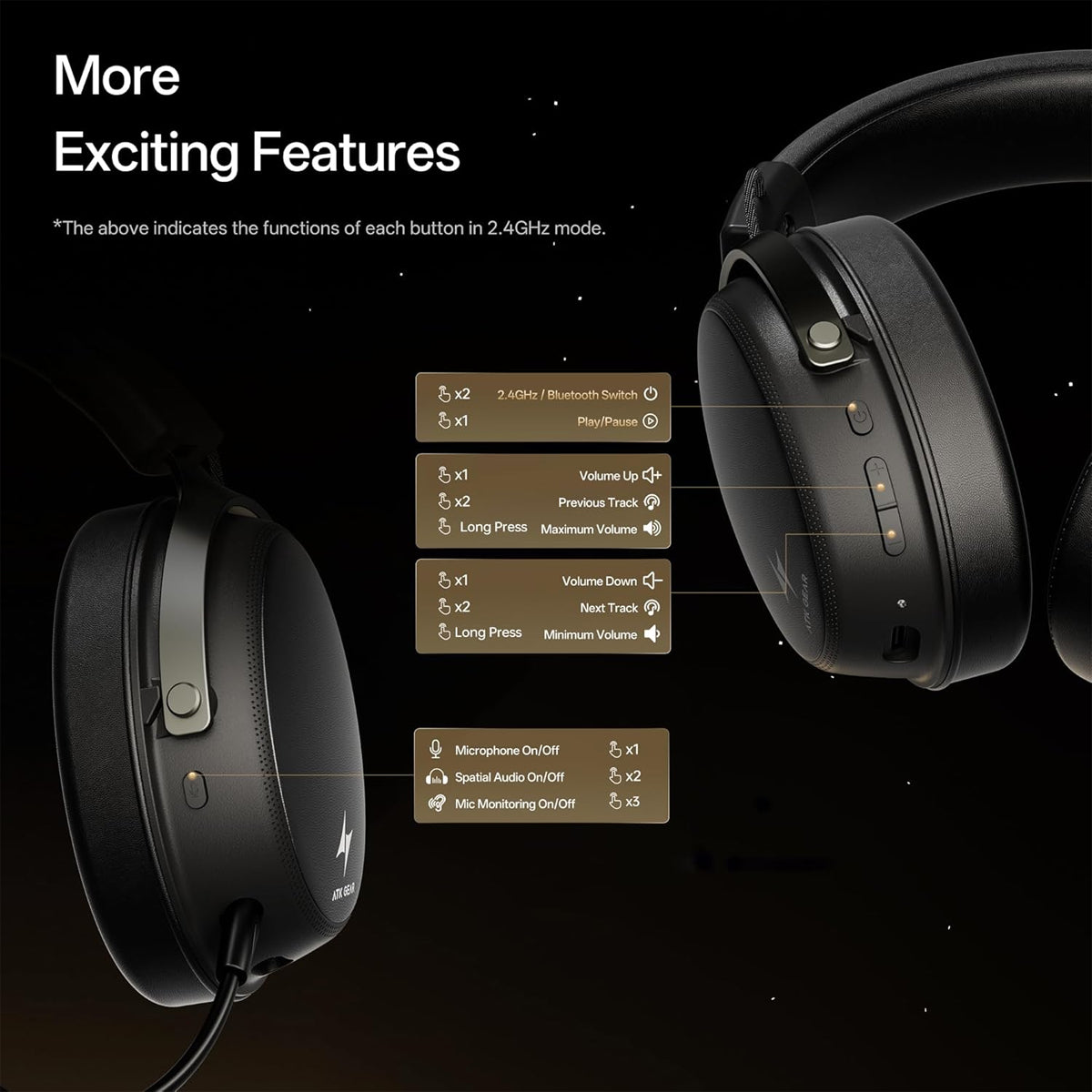 ATK Neptune N9 Ultra eSports Wireless Gaming Headset
