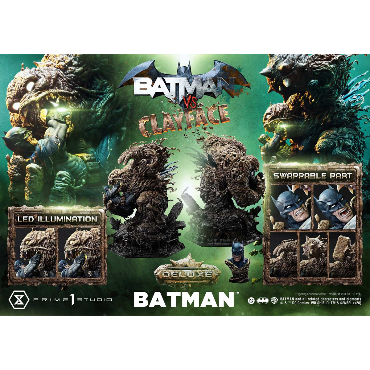 Ultimate Premium Masterline Batman (Comics) Batman Vs Clayface Deluxe Version (UPMDC-16DX)