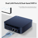 Beelink EQ14-D4 Intel Twin Lake N150 16GB RAM 500GB SSD Windows 11 Home Mini PC (Navy Blue)
