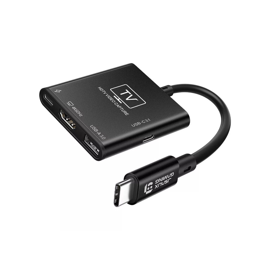 JSAUX USB 3.0 HDMI Capture Card 0.2m (Black) (CV0089)