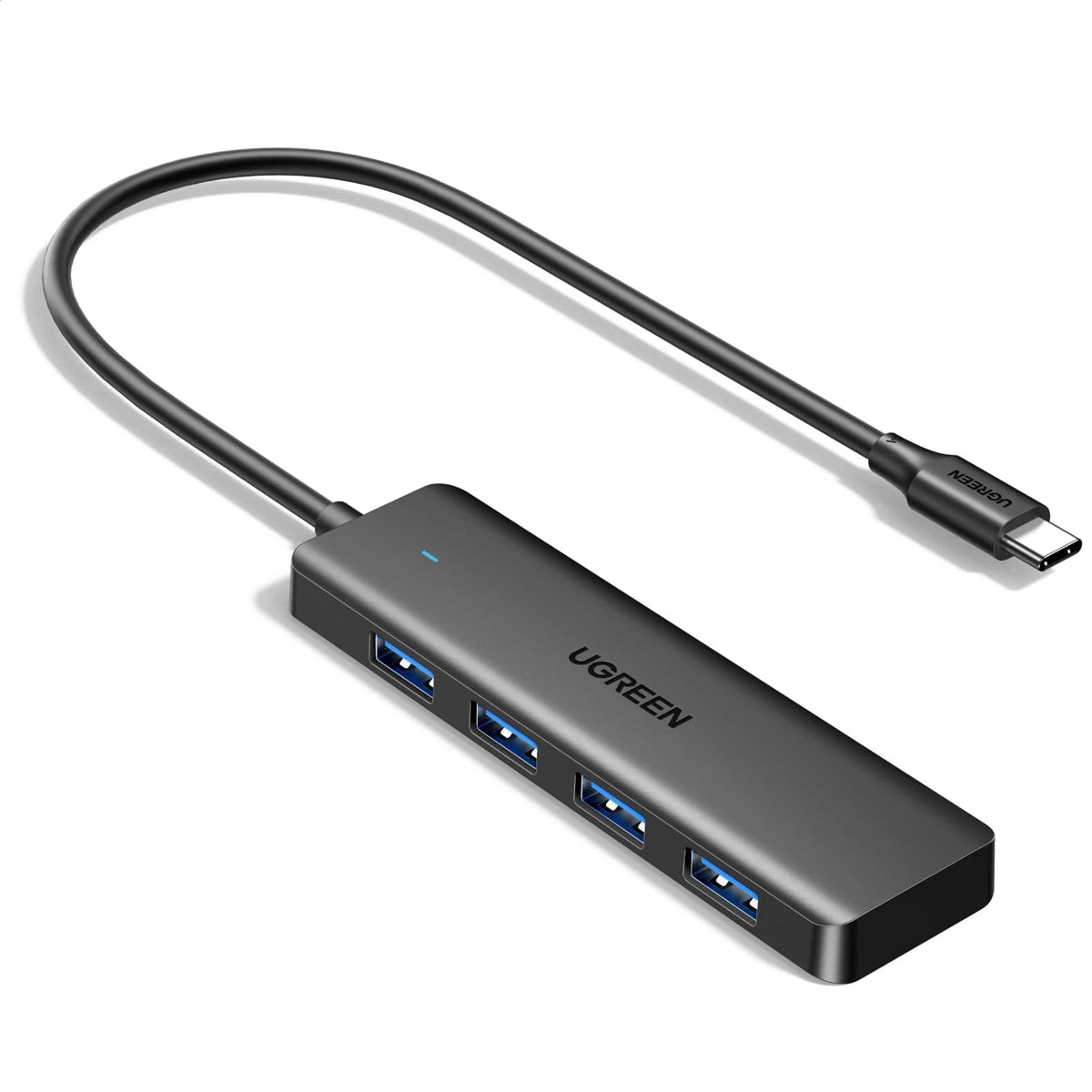 Ugreen 4-Port USB-A 3.2 Gen 1 Hub - 0.15m (Black) (CM219/35461)