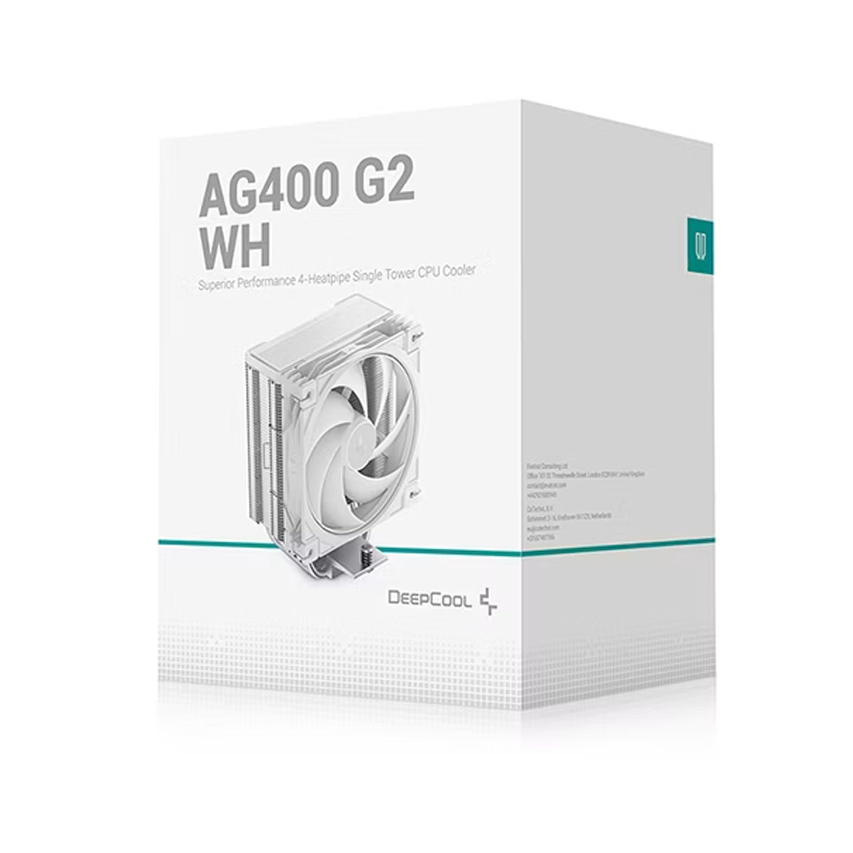 DeepCool AG400 G2 Superior Performance 4-Heatpipe Single Tower CPU Air Cooler