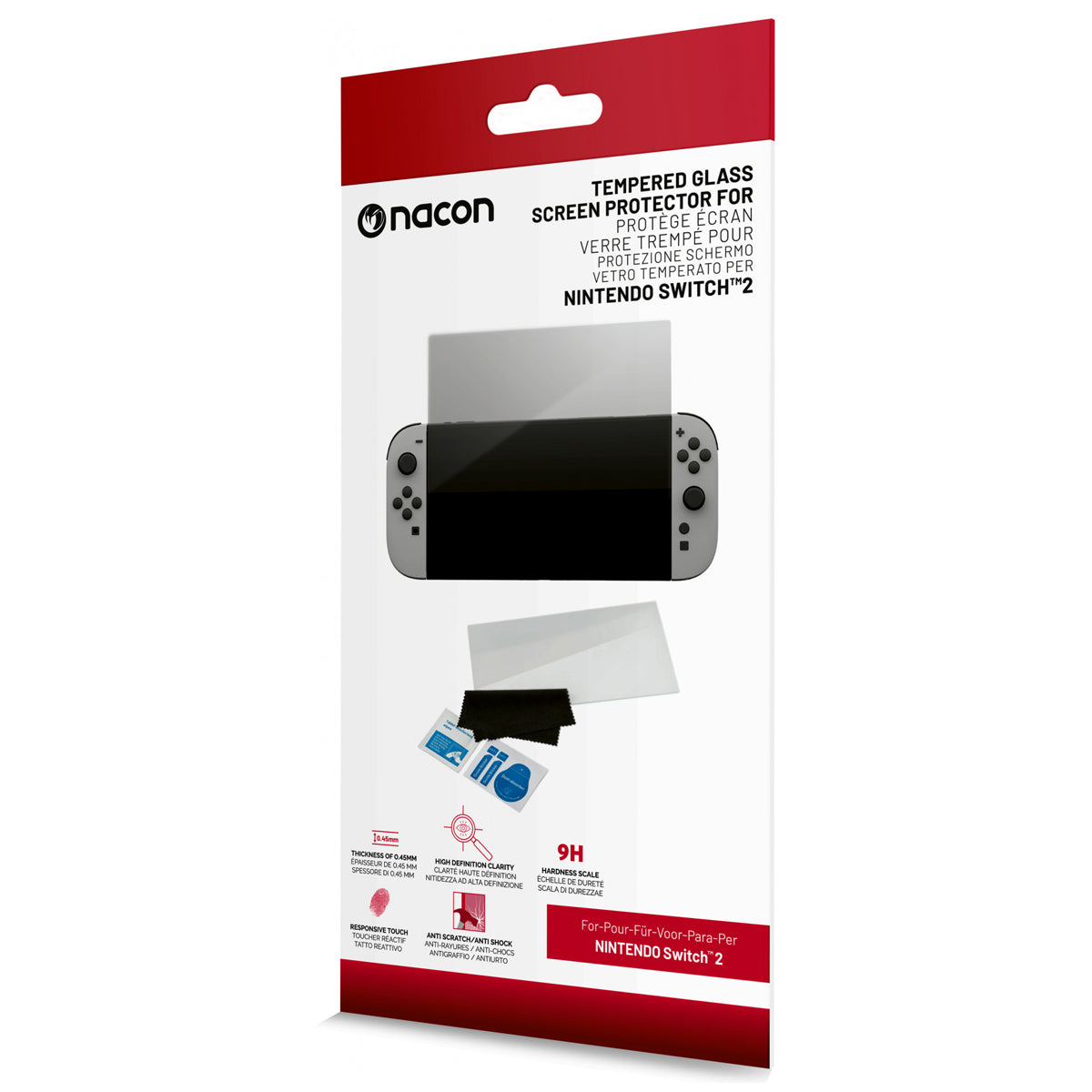 Nacon Tempered Glass Screen Protector for Nintendo Switch 2