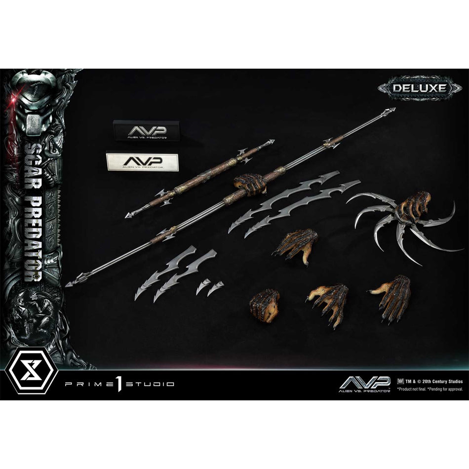 Prime 1 Studio Museum Masterline Alien vs. Predator (Film) Scar Predator DX Bonus Version (MMPR-04DXS)