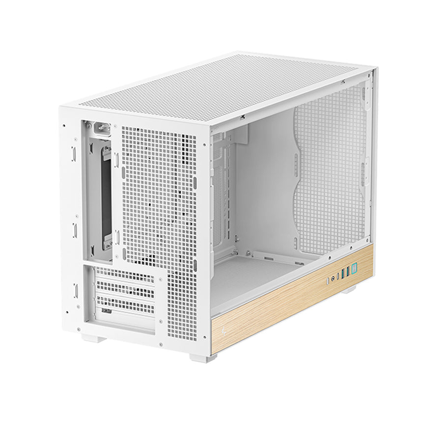 DeepCool CH260 Wood High Airflow Compact M-ATX Wood Grain PC Case