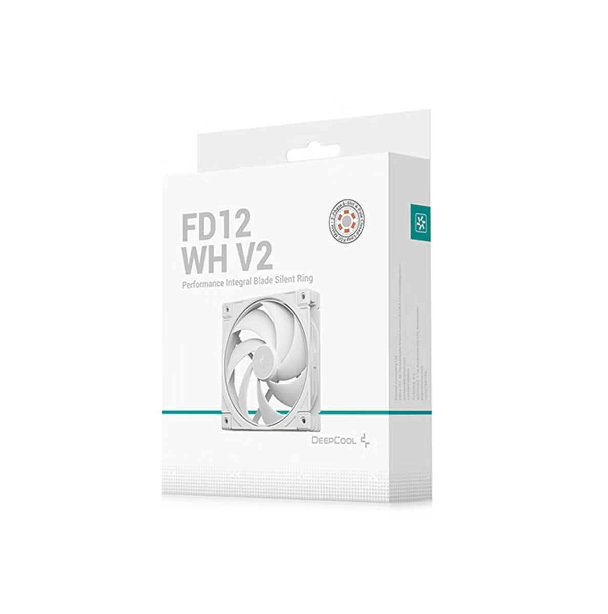 DeepCool FD12 V2 120mm Performance Integral Blade Non-RGB PWM Fan