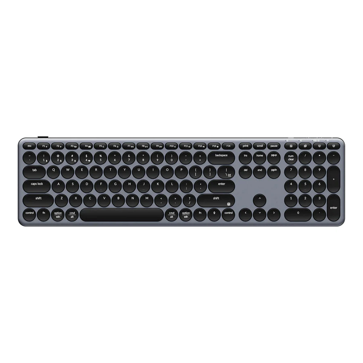 Keychron B5 Pro Ultra-Slim Lightweight Full-Size Wireless Keyboard (Space Gray) (B5P-K1)
