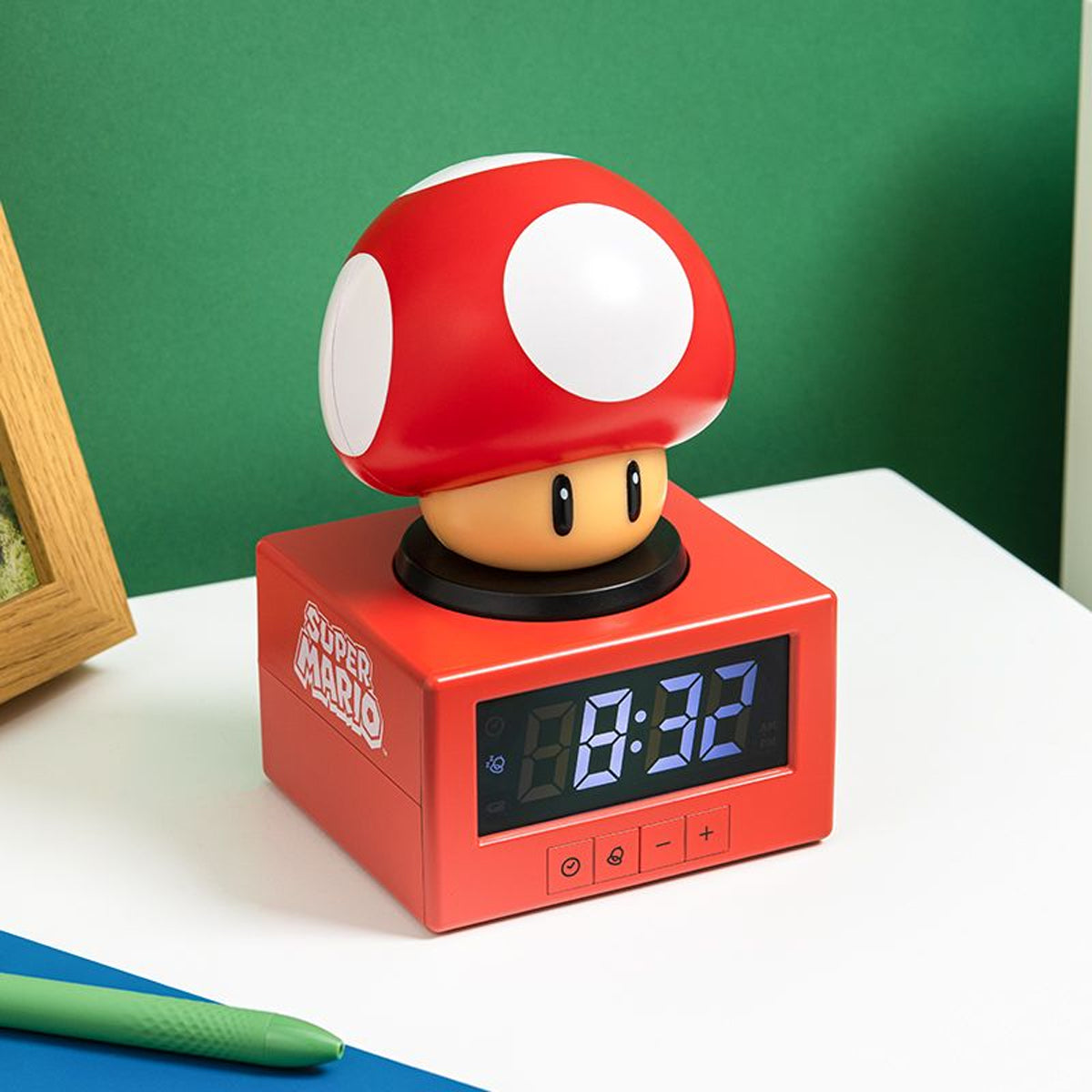 Paladone Super Mario Super Mushroom Icon Alarm Clock (PP13124NN)
