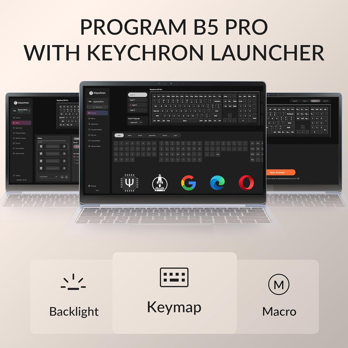 Keychron B5 Pro Ultra-Slim Lightweight Full-Size Wireless Keyboard