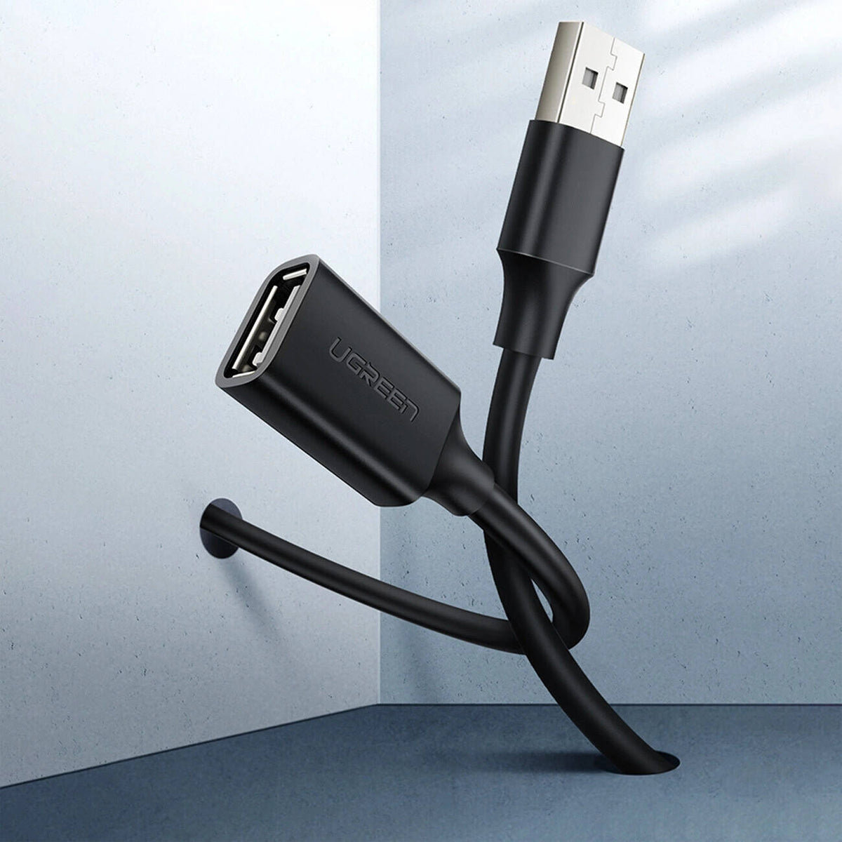 Ugreen USB 2.0 A Male to Female Extension Cable - 0.5m