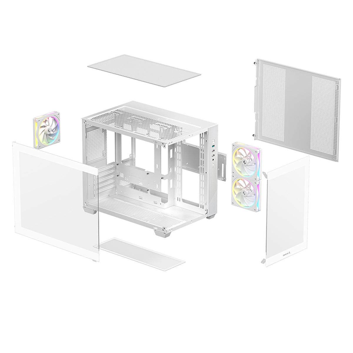 DeepCool CL6600 ATX PC Case with 360mm ARGB Liquid Cooler