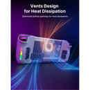 JSAUX RGB & Vents Transparent Back Plate for Steam Deck OLED