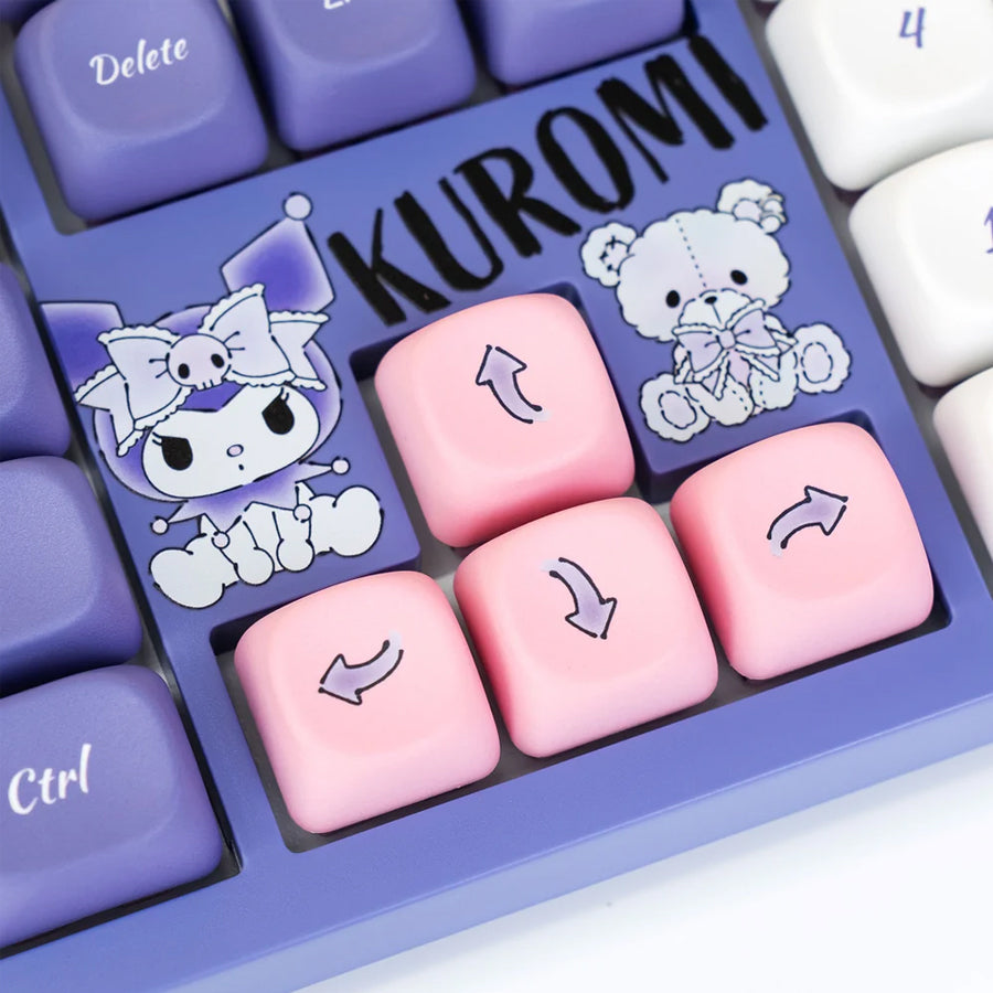 Akko Kuromi 3108RF V3 Dual-Mode Mechanical Keyboard (Akko Frost Pink Switch)
