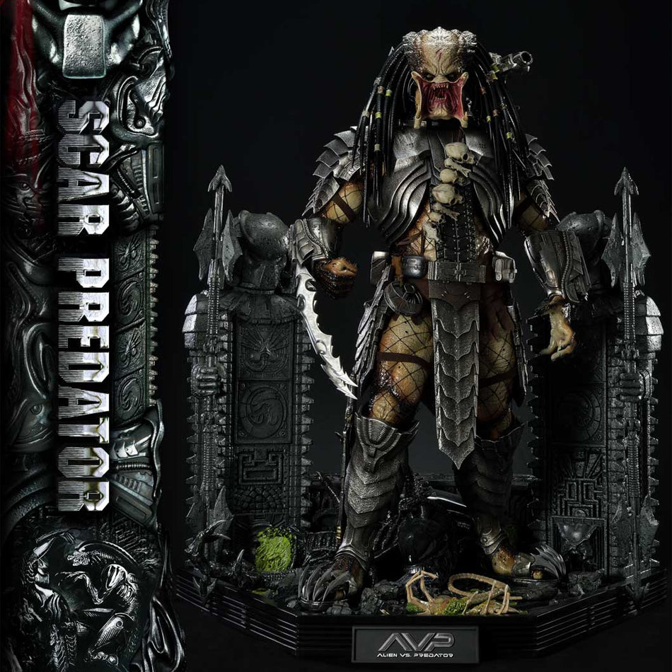 Prime 1 Studio Museum Masterline Alien vs. Predator (Film) Scar Predator DX Bonus Version (MMPR-04DXS)