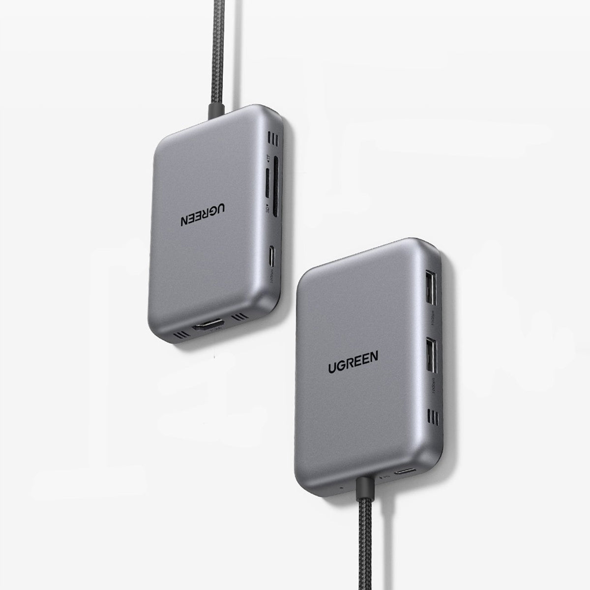 Ugreen Magnetic 7-in-1 USB-C Hub - USB-C to HDMI + 2xUSB-A 3.2 + USB-C 3.2 + PD + SD + TF