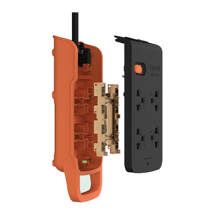 OMNI Heavy Duty 4-Gang Extension Cord - 6m (WRO-204)