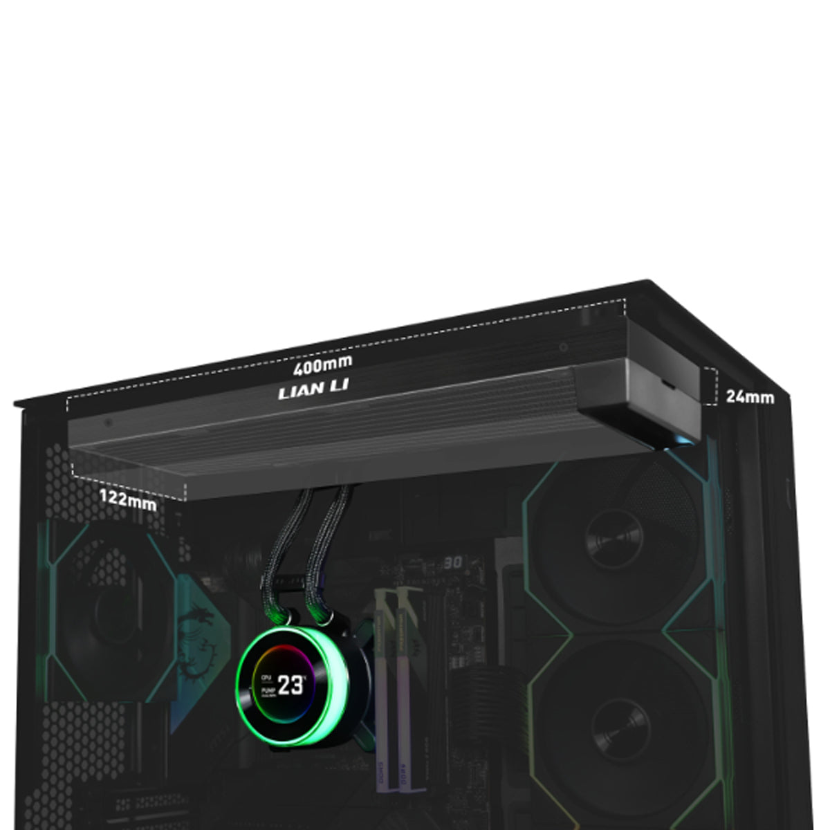 Lian Li Hydroshift II LCD-S 360N AIO Liquid Cooler