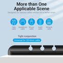 Vention 3-Port Silicone Desktop Cable Manager with 3M Strong Adhesive  (1pc, 2 pcs)  (KBRB0, KBRB0-2)