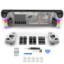 JSAUX RGB & Vents Transparent Back Plate for Steam Deck OLED