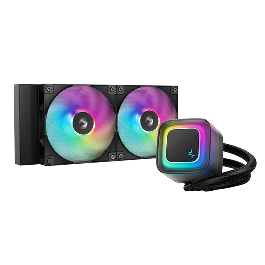 DeepCool LE240 V2 Zero Dark 240mm Silent Liquid CPU Cooler (R-LE240ZERO-BKLNMD-G-1)
