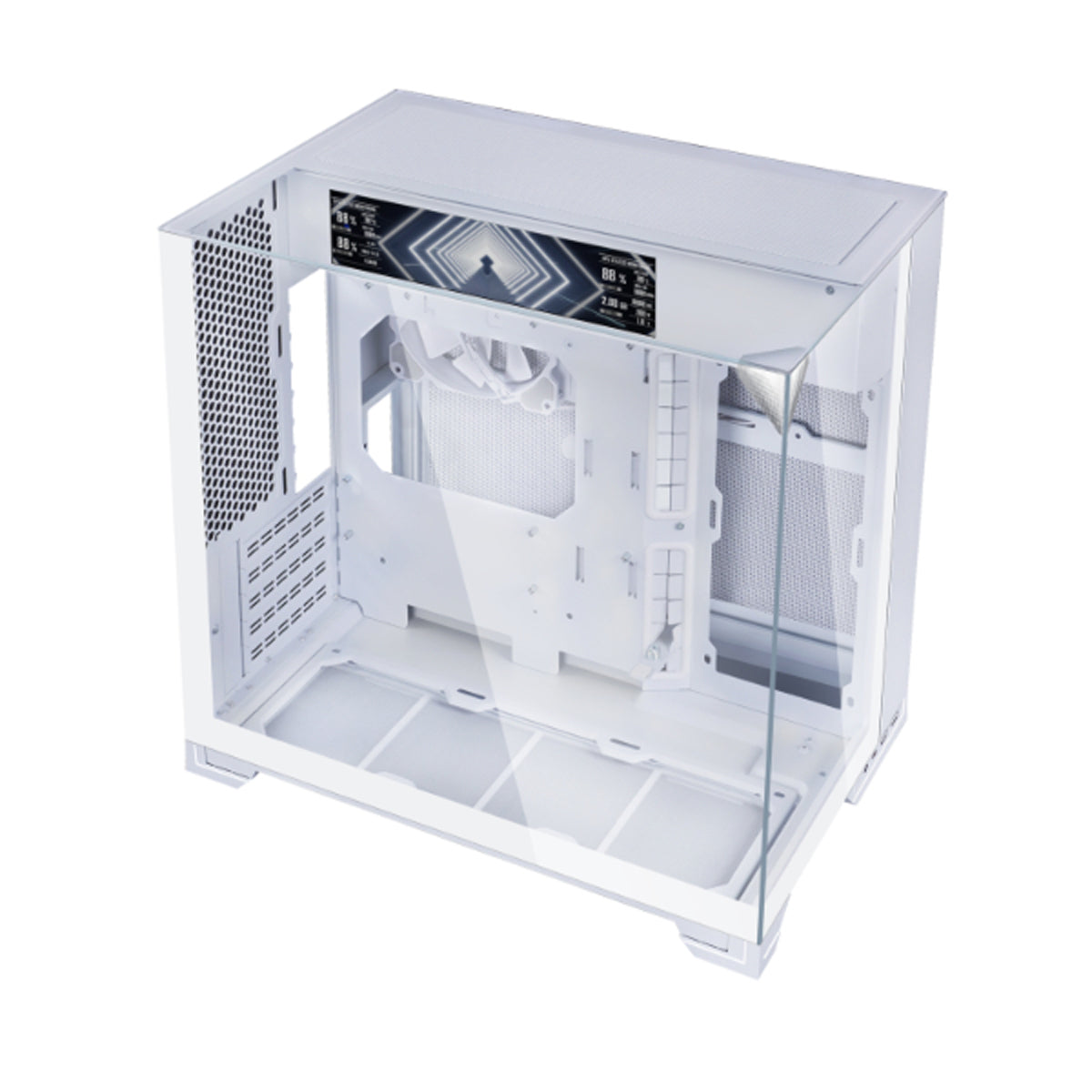 Lian Li O11 Vision-M Digital Compact Dual-Chamber LCD Gaming PC Case