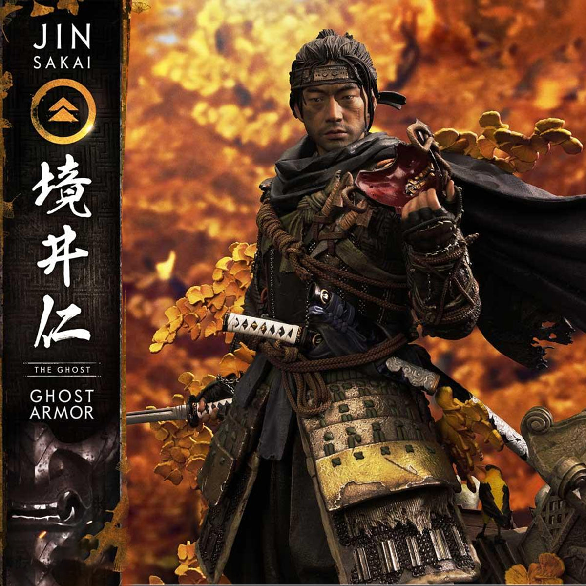 Ultimate Premium Masterline Ghost of Tsushima Jin Sakai, The Ghost - Ghost Armor (Deluxe Version)