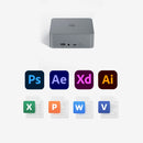 Beelink EQR6-LP AMD Ryzen 7 6800U Processor (24GB RAM+500GB SSD | 32GB RAM+1TB SSD) Windows 11 Pro