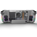JSAUX RGB & Vents Transparent Back Plate for Steam Deck OLED