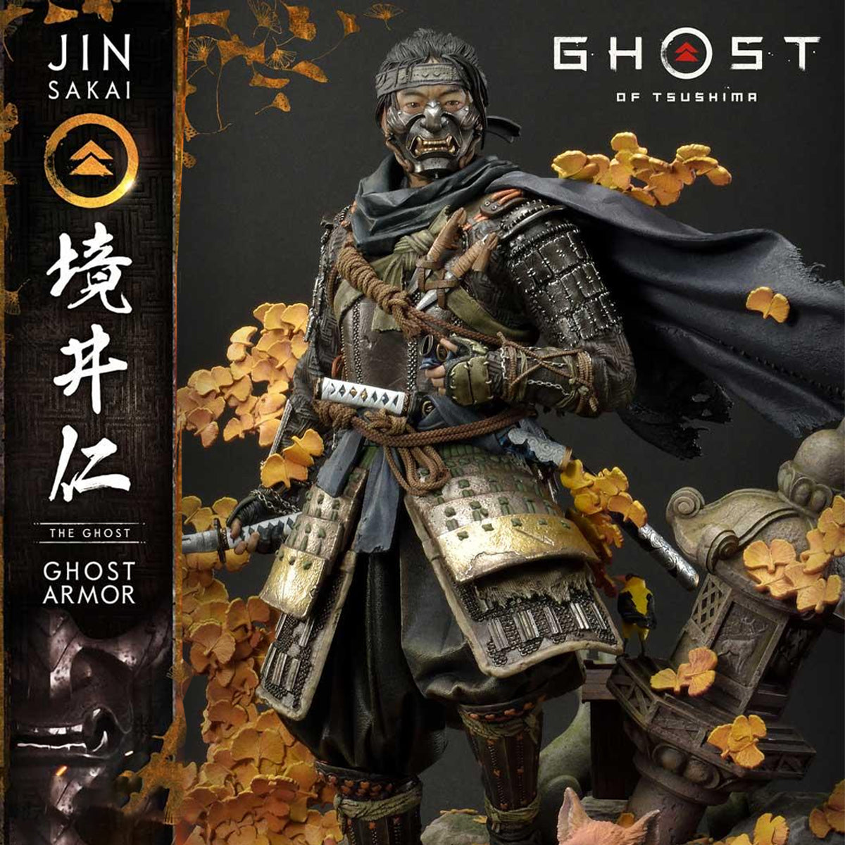 Ultimate Premium Masterline Ghost of Tsushima Jin Sakai, The Ghost - Ghost Armor (Deluxe Version)