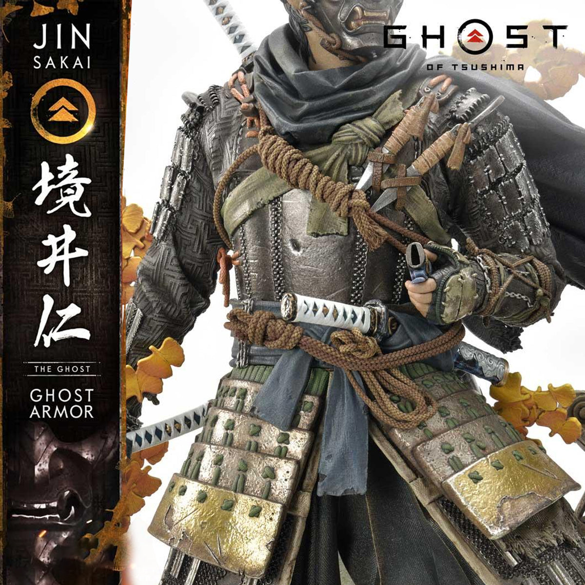Ultimate Premium Masterline Ghost of Tsushima Jin Sakai, The Ghost - Ghost Armor (Deluxe Version)
