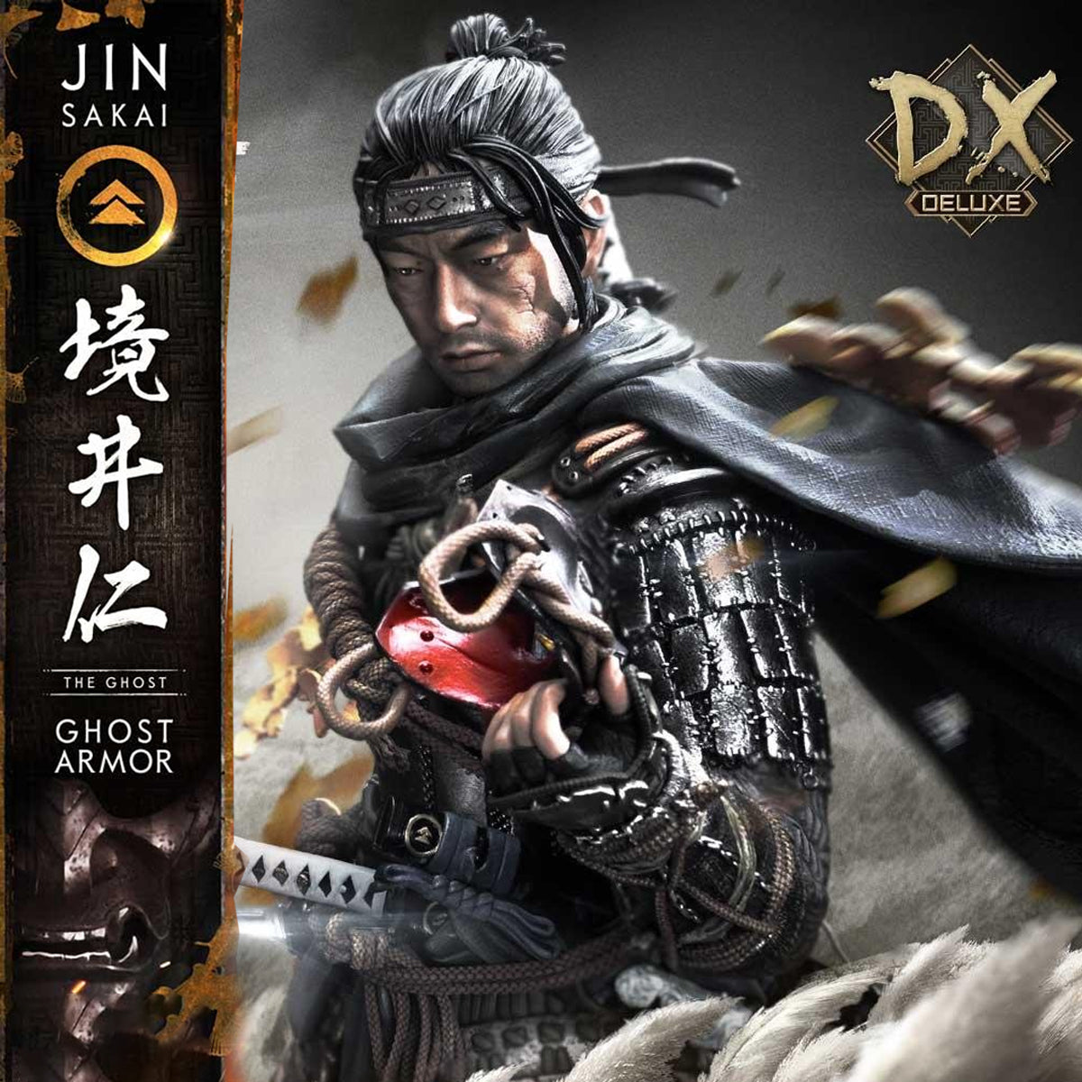 Ultimate Premium Masterline Ghost of Tsushima Jin Sakai, The Ghost - Ghost Armor (Deluxe Version)