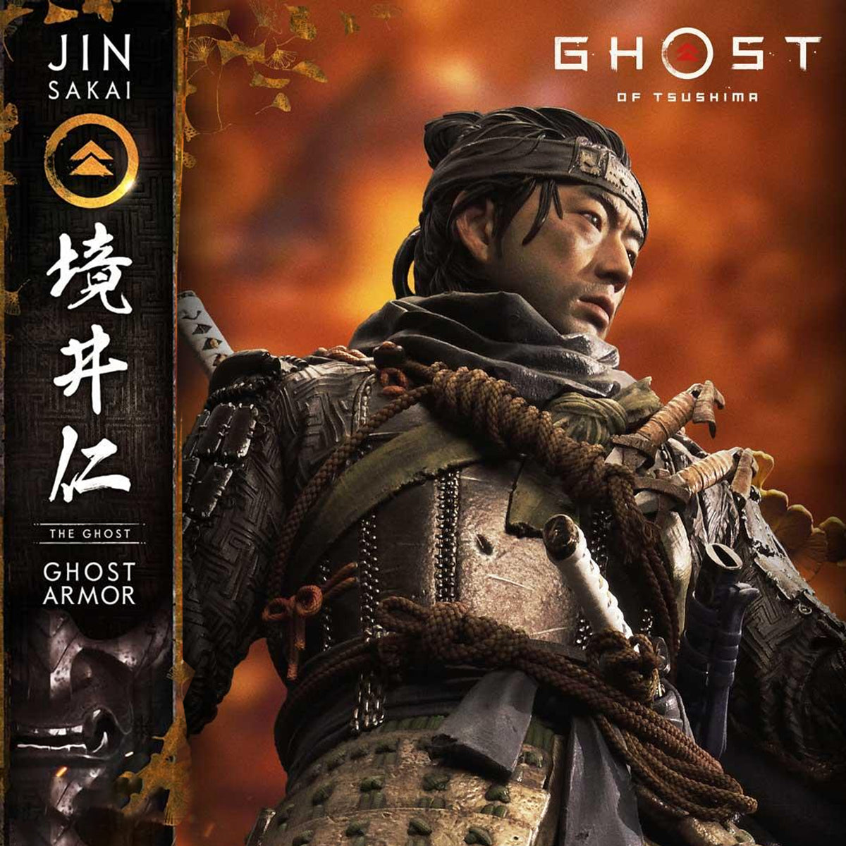 Ultimate Premium Masterline Ghost of Tsushima Jin Sakai, The Ghost - Ghost Armor (Deluxe Version)