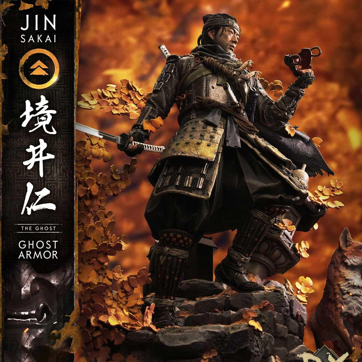 Ultimate Premium Masterline Ghost of Tsushima Jin Sakai, The Ghost - Ghost Armor (Deluxe Version)