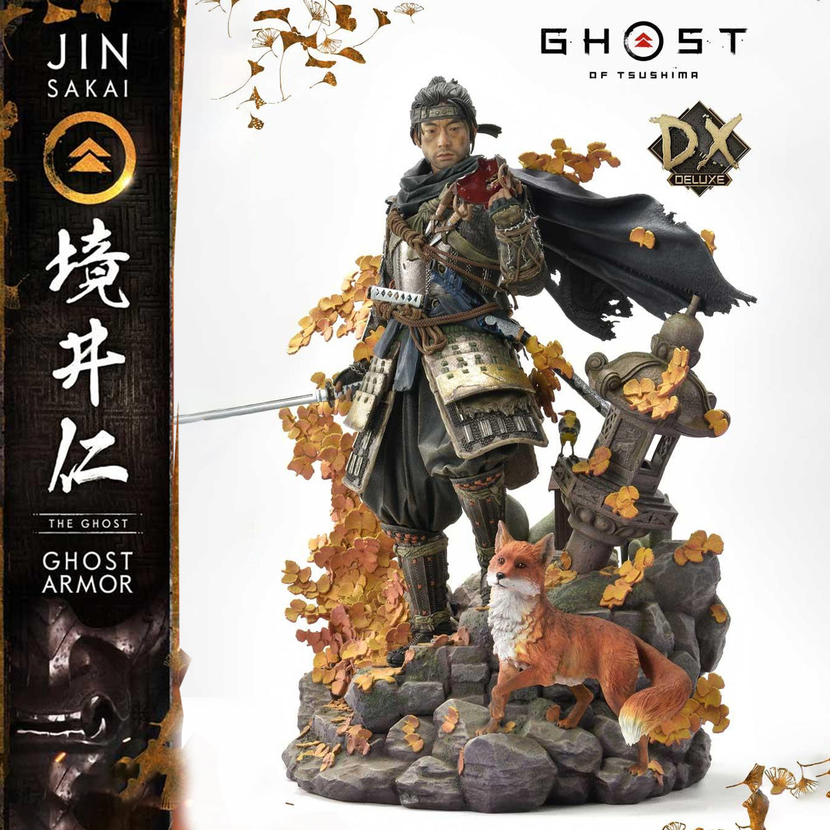 Ultimate Premium Masterline Ghost of Tsushima Jin Sakai, The Ghost - Ghost Armor (Deluxe Version)