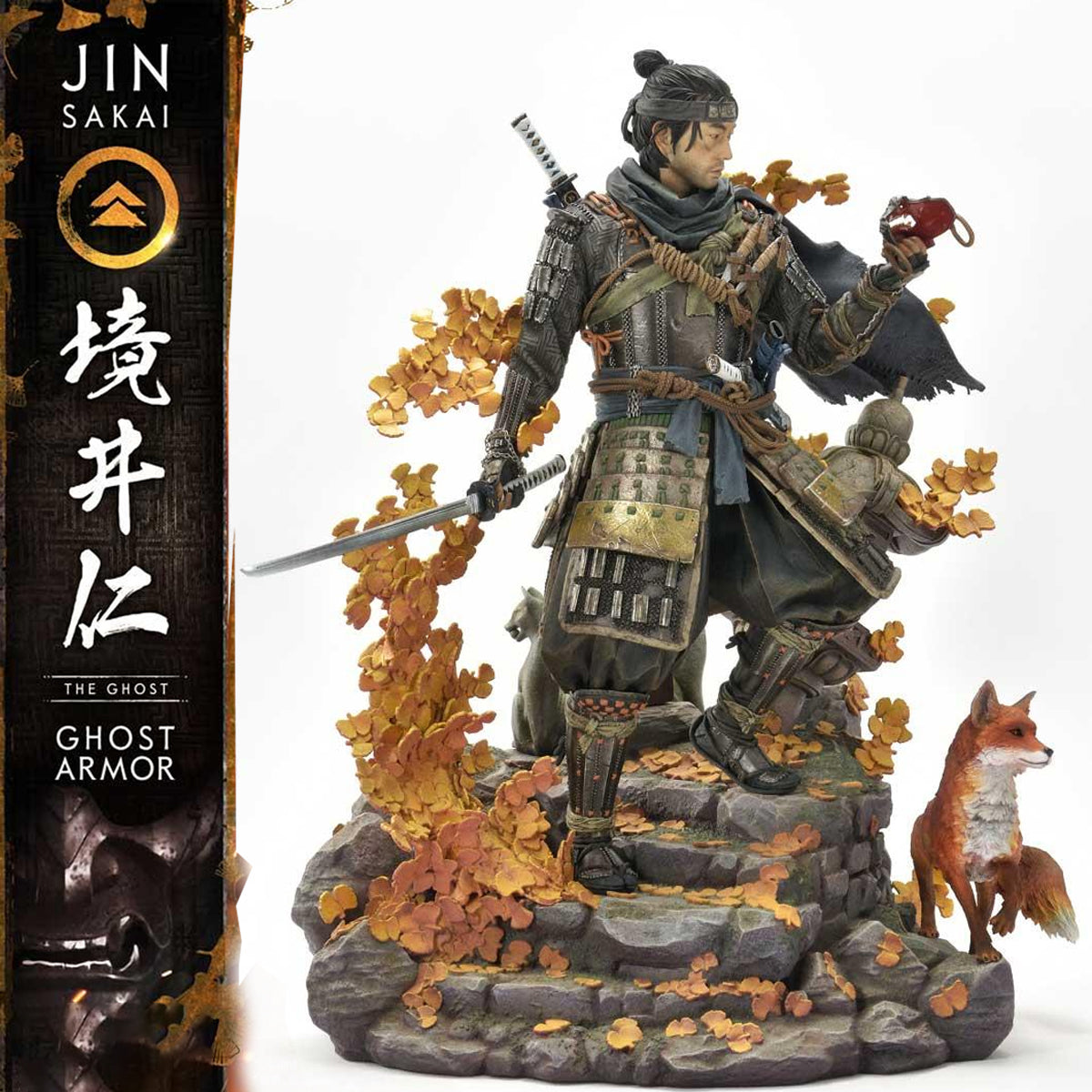 Ultimate Premium Masterline Ghost of Tsushima Jin Sakai, The Ghost - Ghost Armor (Deluxe Version)
