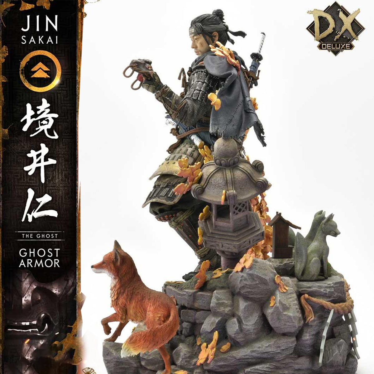 Ultimate Premium Masterline Ghost of Tsushima Jin Sakai, The Ghost - Ghost Armor (Deluxe Version)