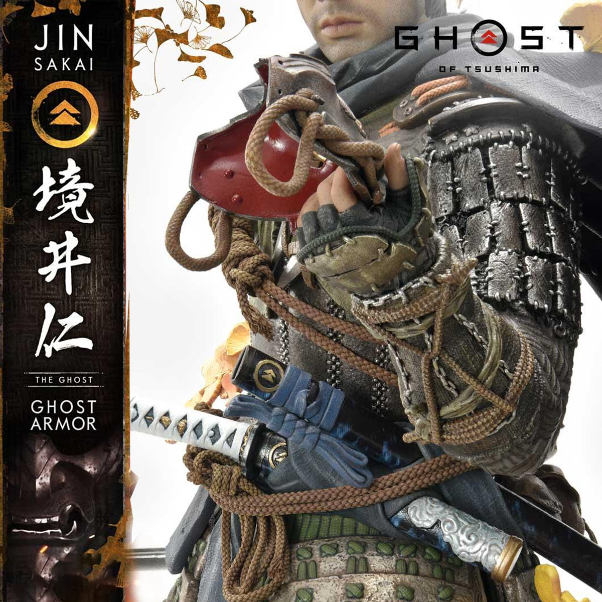 Ultimate Premium Masterline Ghost of Tsushima Jin Sakai, The Ghost - Ghost Armor (Deluxe Version)