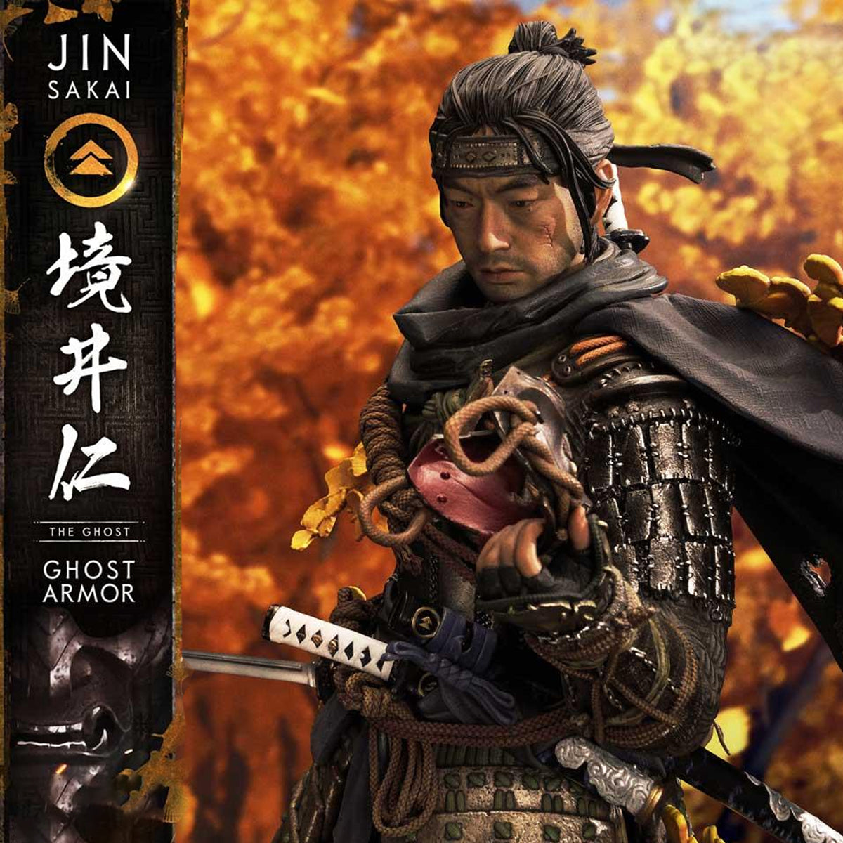 Ultimate Premium Masterline Ghost of Tsushima Jin Sakai, The Ghost - Ghost Armor (Deluxe Version)