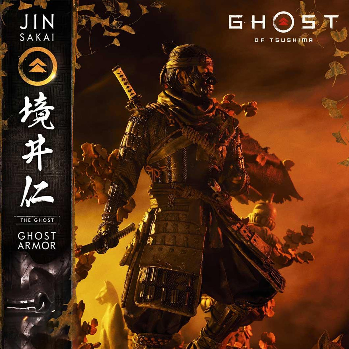 Ultimate Premium Masterline Ghost of Tsushima Jin Sakai, The Ghost - Ghost Armor (Deluxe Version)