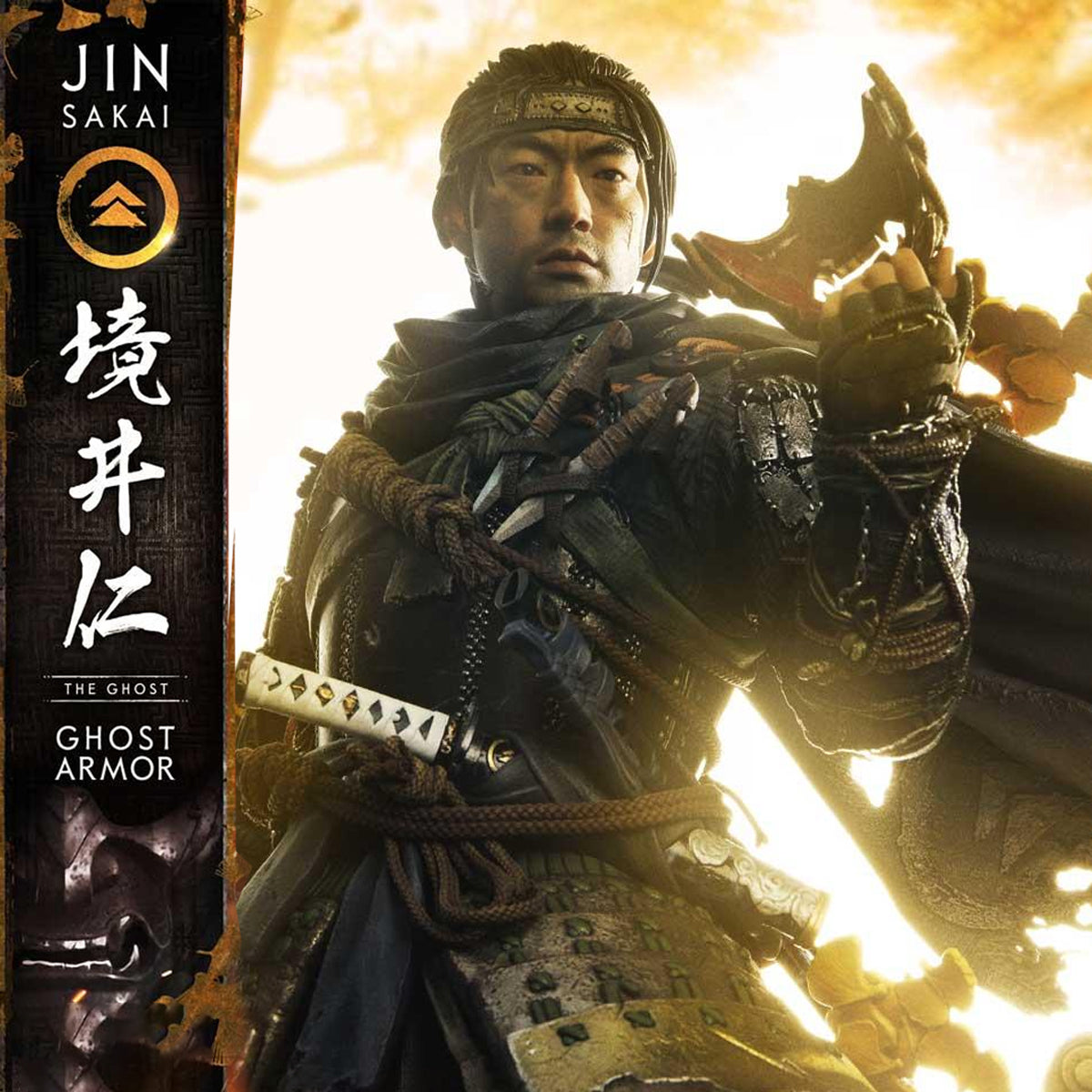 Ultimate Premium Masterline Ghost of Tsushima Jin Sakai, The Ghost - Ghost Armor (Deluxe Version)