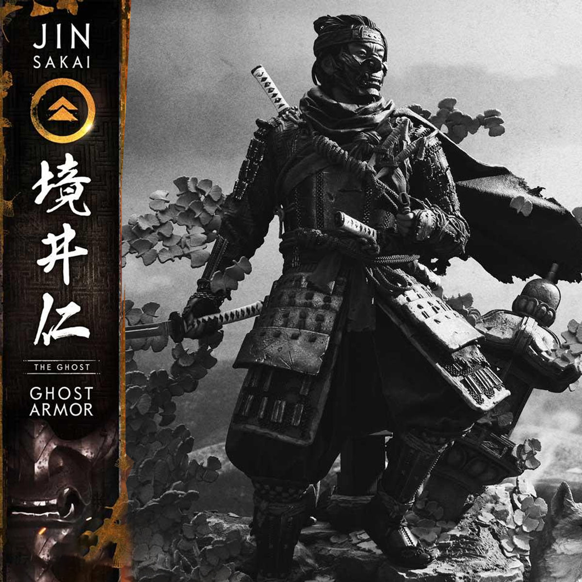 Ultimate Premium Masterline Ghost of Tsushima Jin Sakai, The Ghost - Ghost Armor (Deluxe Version)