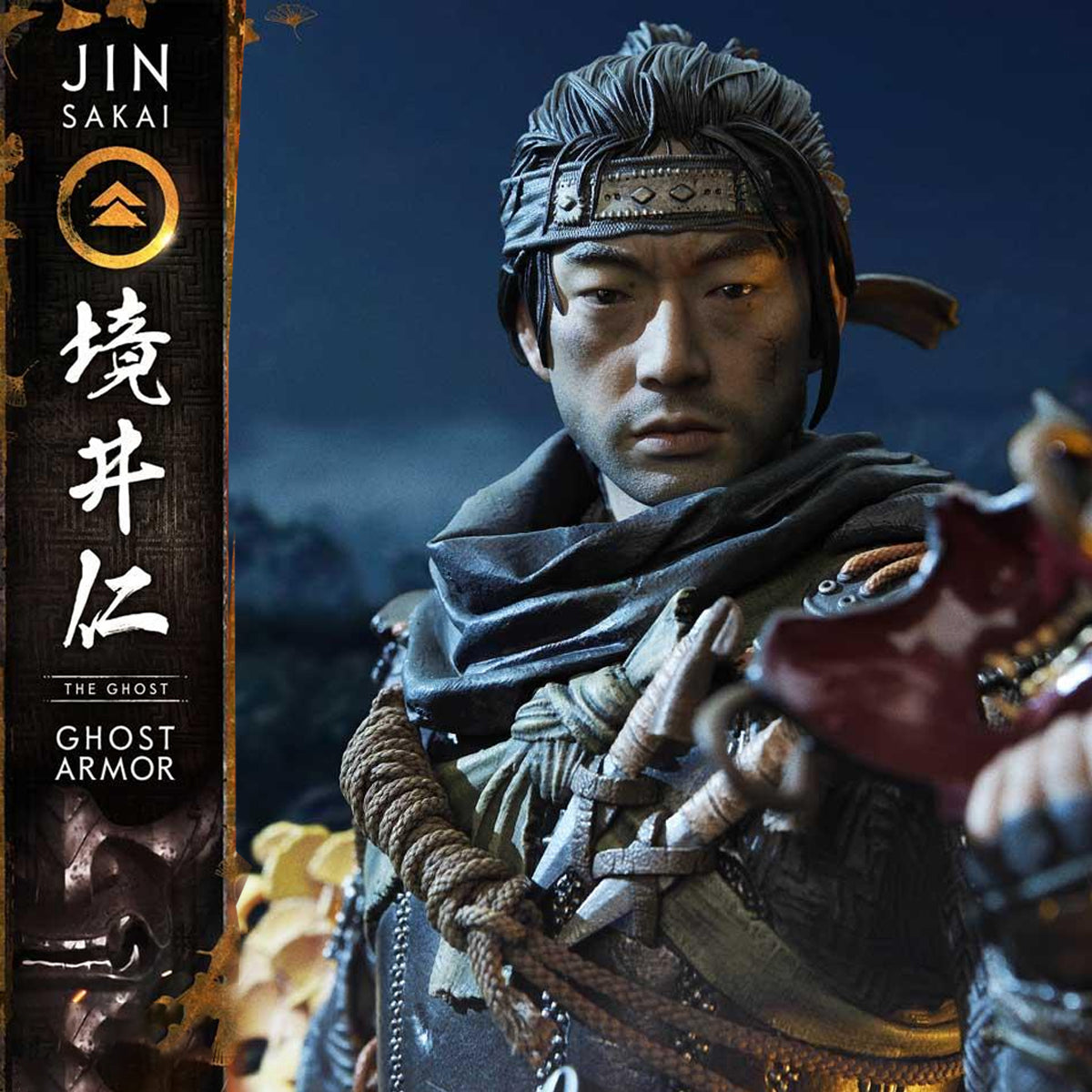 Ultimate Premium Masterline Ghost of Tsushima Jin Sakai, The Ghost - Ghost Armor (Deluxe Version)