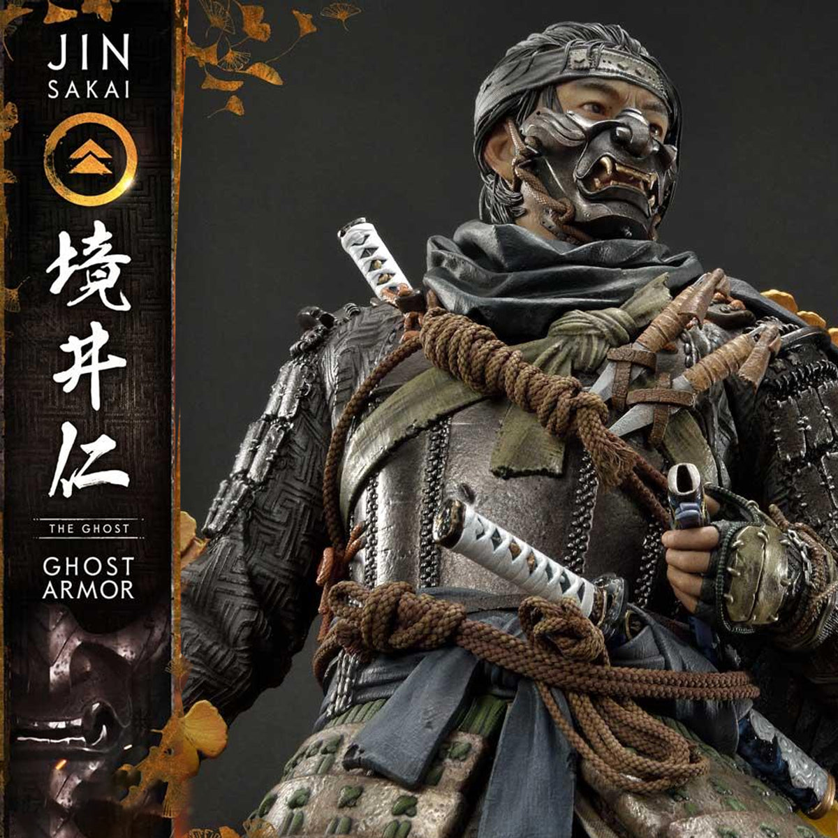 Ultimate Premium Masterline Ghost of Tsushima Jin Sakai, The Ghost - Ghost Armor (Deluxe Version)