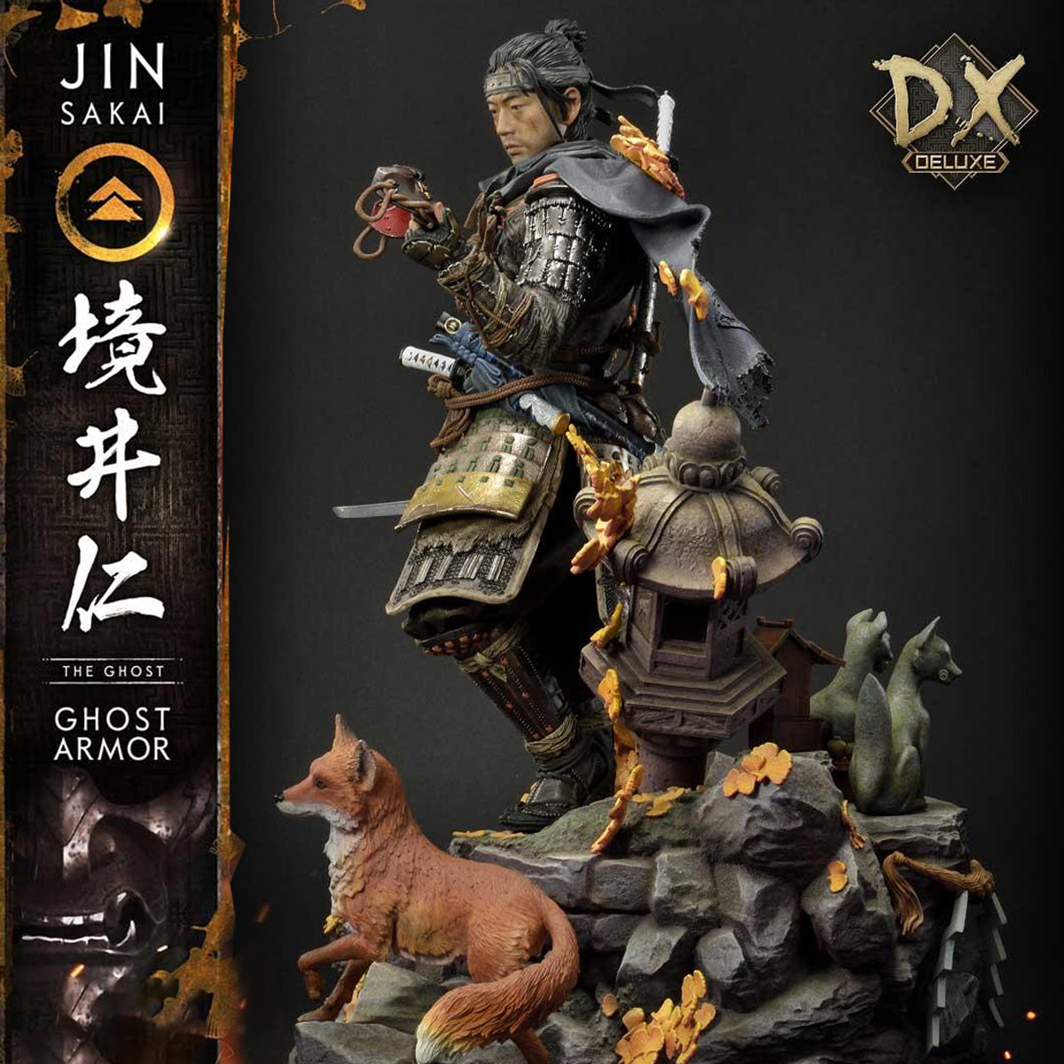 Ultimate Premium Masterline Ghost of Tsushima Jin Sakai, The Ghost - Ghost Armor (Deluxe Version)