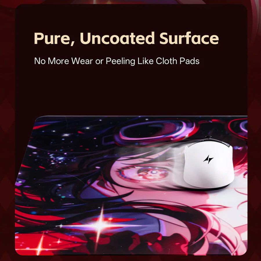 ATK Crimson Anime Glass Mouse Pad (490x420x4.5mm)